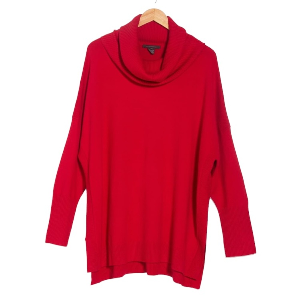 French Connection Cowl neck sweater red 2x - Picture 2 of 3